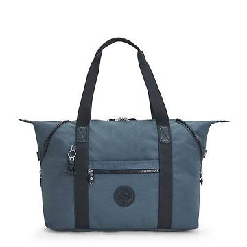 Bolso Tote Kipling Art Medium Azul Marino Grises | MX 1457VR